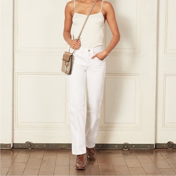 Boyish BY HER white Buttonfly denim jeans size 26 Bailey in Vertigo cut 0295 - Picture 3 of 16